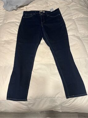 Levi's Navy Straight-Leg Women’s Jeans
